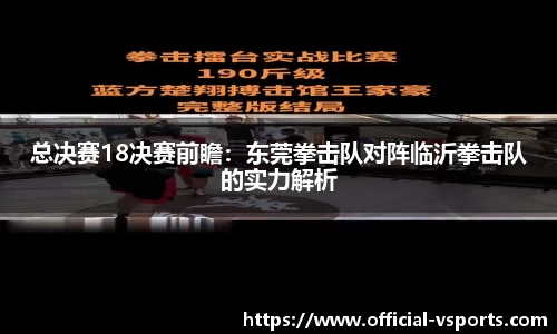 总决赛18决赛前瞻：东莞拳击队对阵临沂拳击队的实力解析